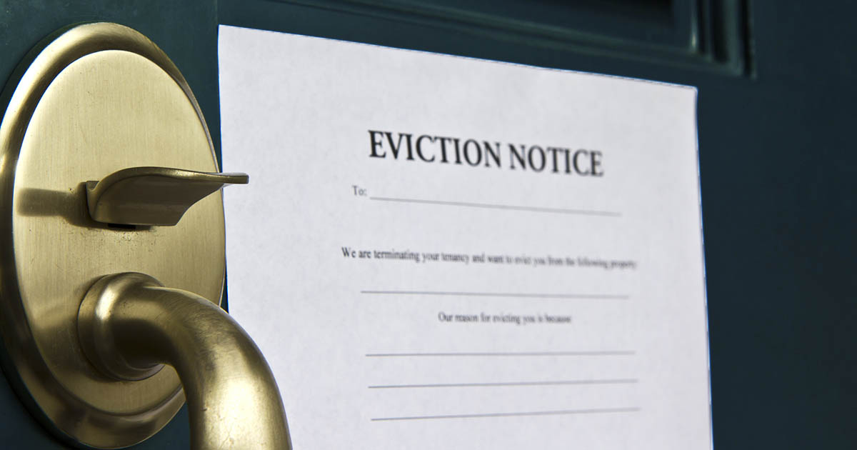 bankruptcy stops eviction